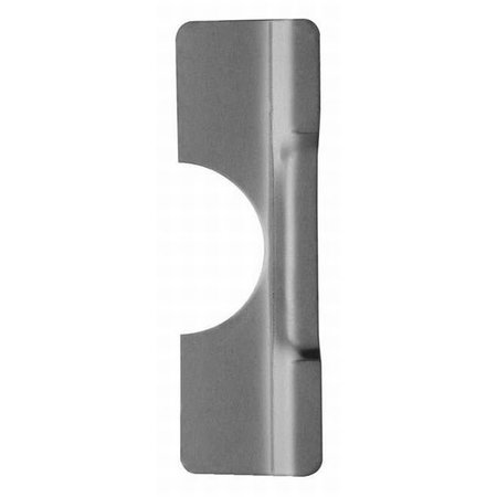 DON-JO 3-1/4" x 7" Stainless Blank Latch Protector for Key in Lever Locks with up to 3-3/4" Escutcheon BLP107630
